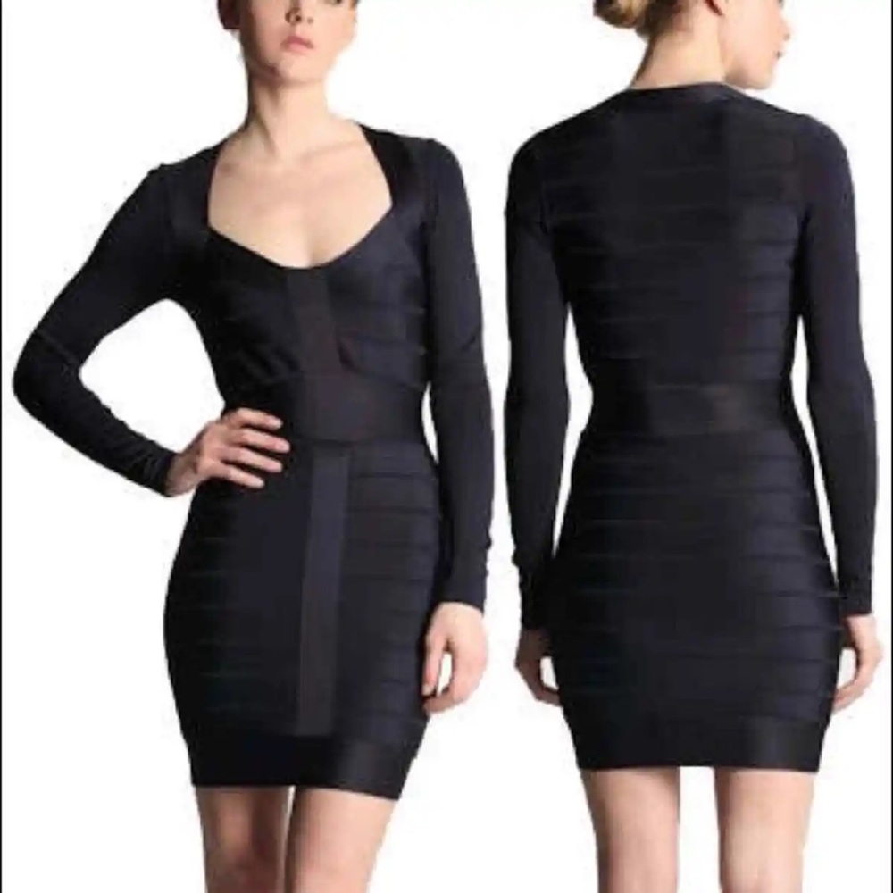 FRENCH CONNECTION MIAMI SPOTLIGHT DRESS IN NAVY - 4